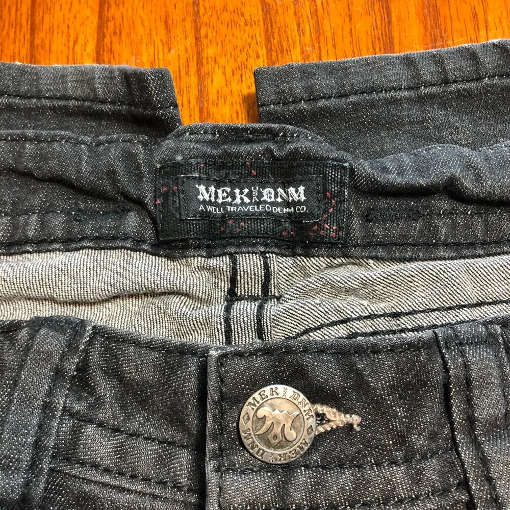 MEK DNM distressed St. Petersburg slim boot jeans - Picture 4 of 16